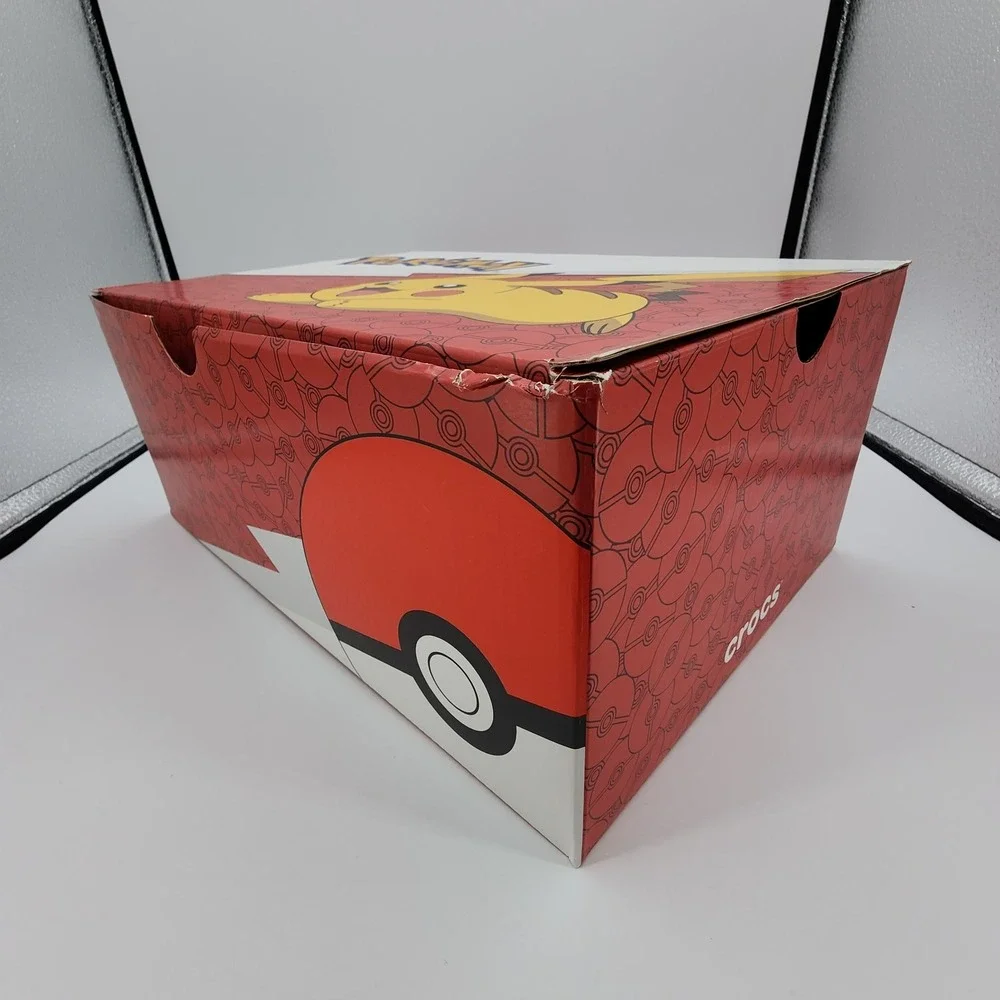 Crocs Pokemon Charizard Classic Clogs Mens 9 Womens 11 Orange‎ Black NEW in Box